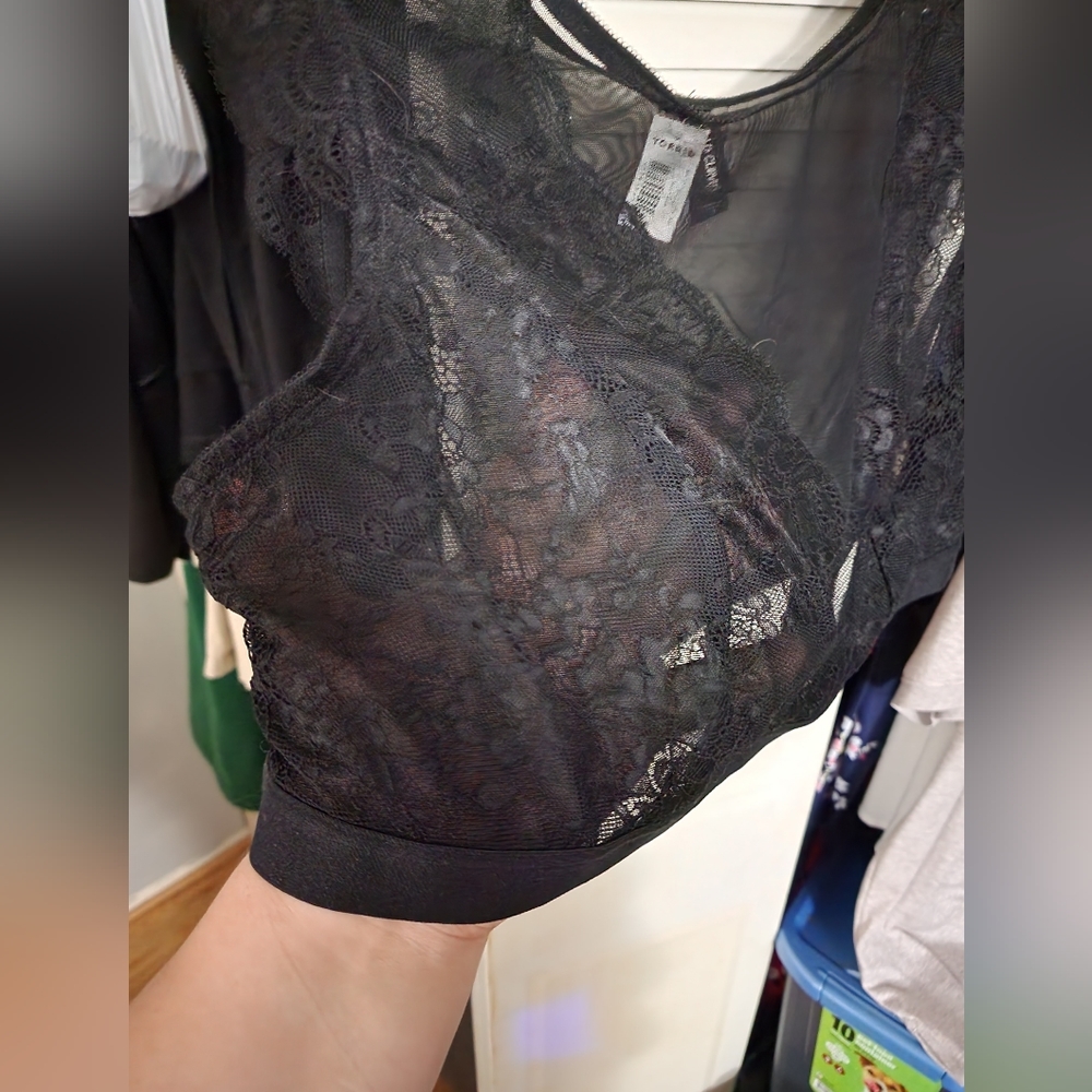 Torrid Black Lace Bra - Picture 2 of 3